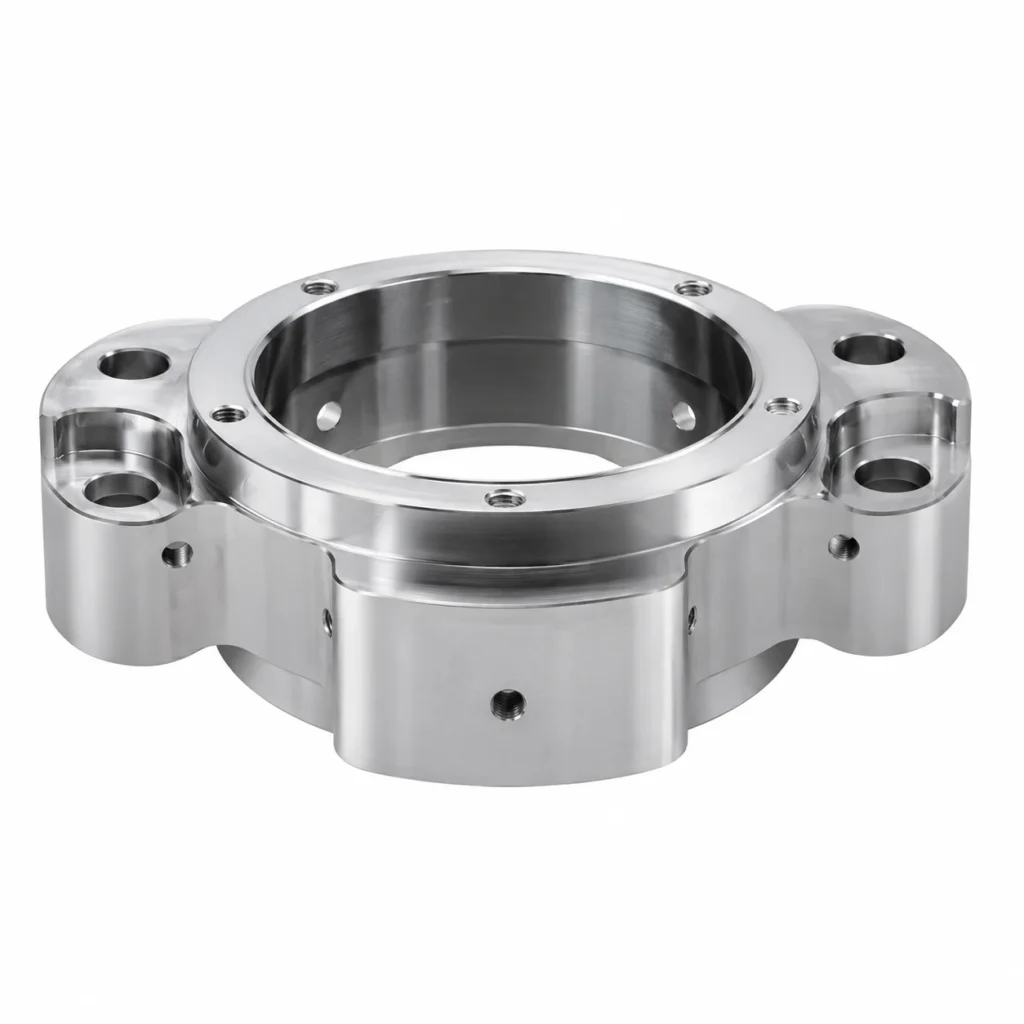 CNC milled machined housing