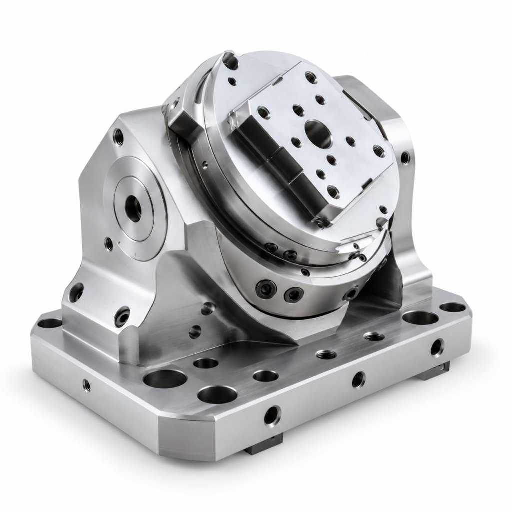 5-axis CNC machined precision fixture for custom machining