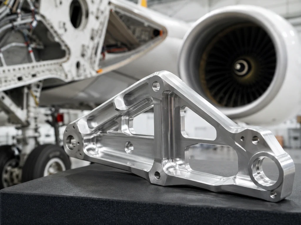 5-axis CNC machined components for aerospace applications