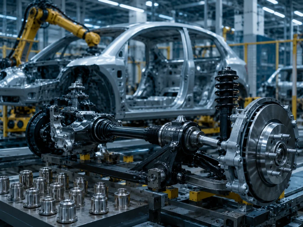 CNC turned components for automotive applications