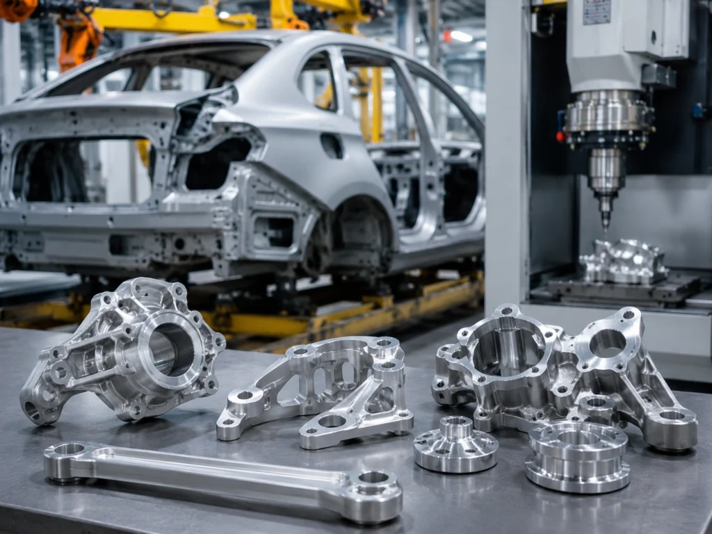 5-axis CNC machined parts for automotive manufacturing applications