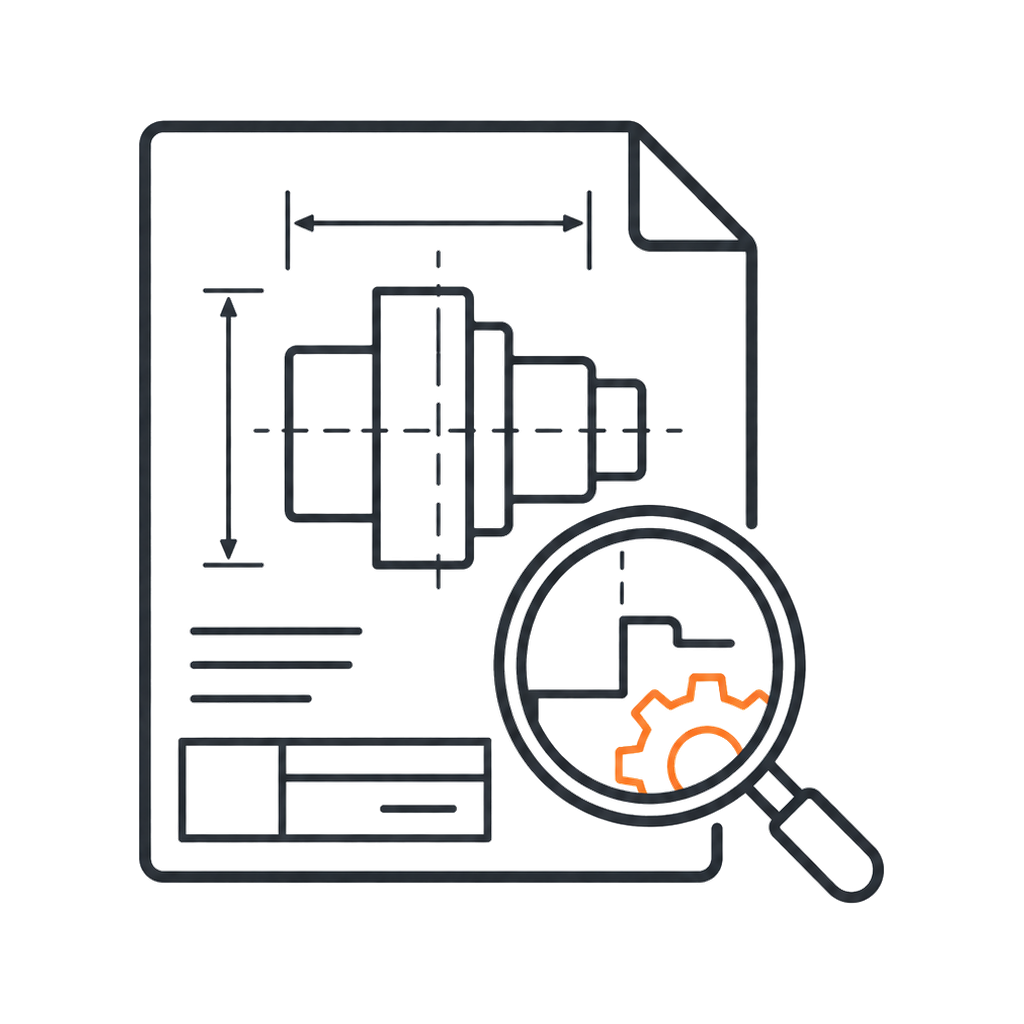 cnc process engineering review icon