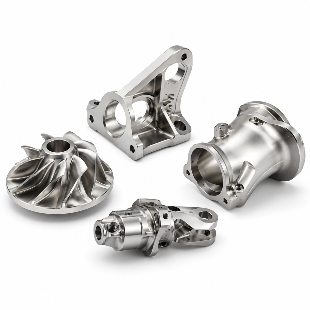Custom 5-axis CNC machined parts for precision applications