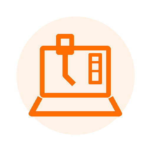 Advanced CNC equipment icon