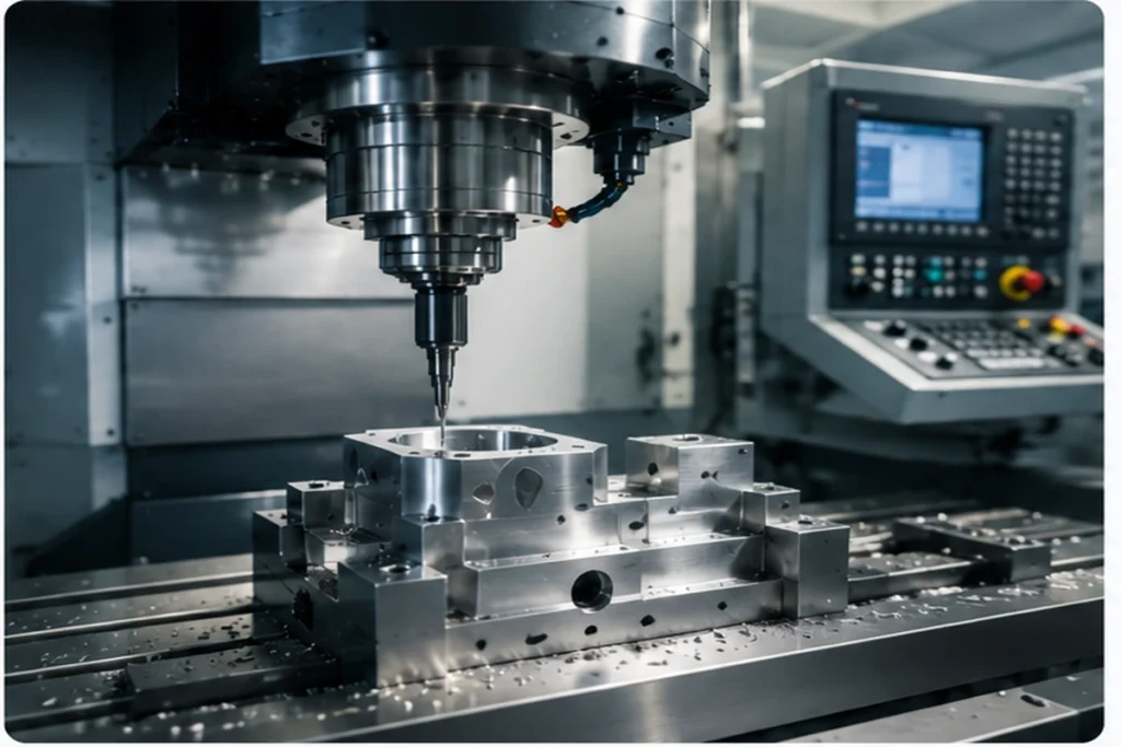 CNC milling workshop and quality control at iPrecision CNC