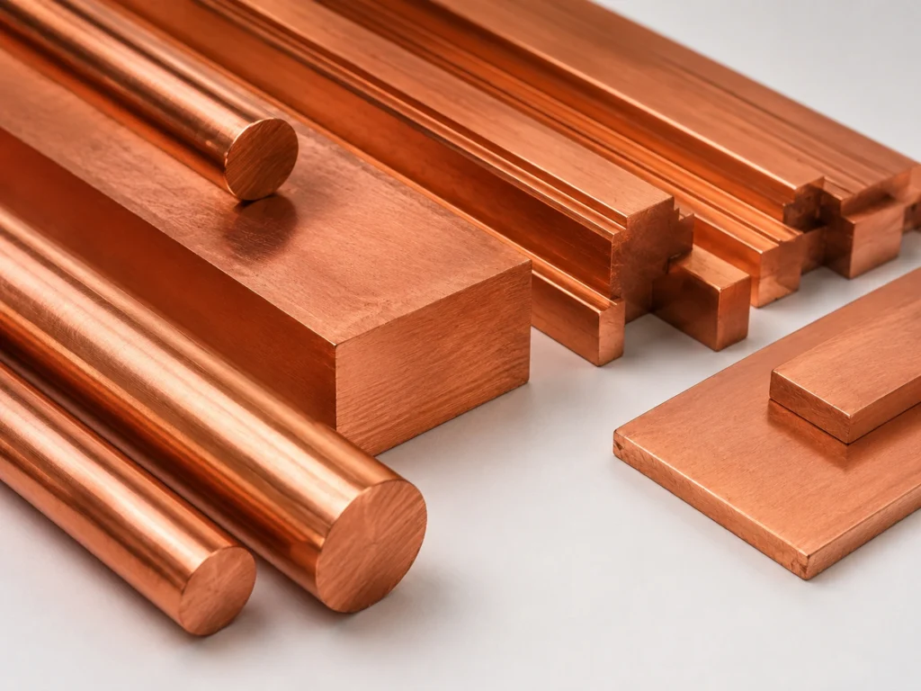 Copper materials for CNC milling