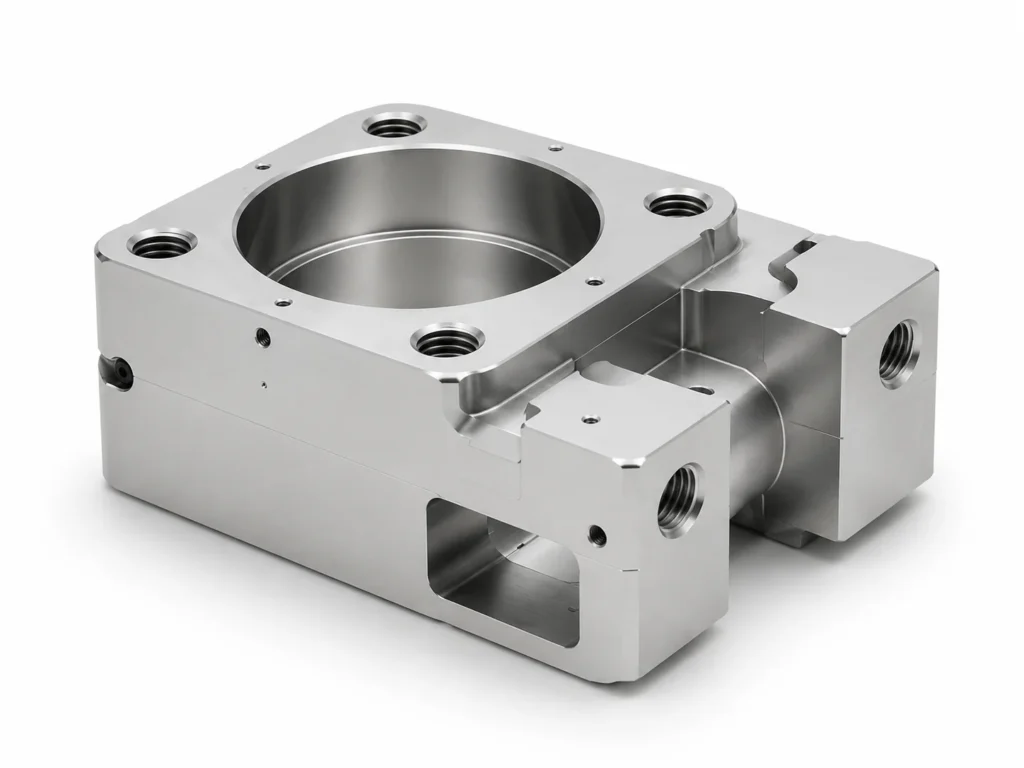 Aerospace CNC machined aluminum housing