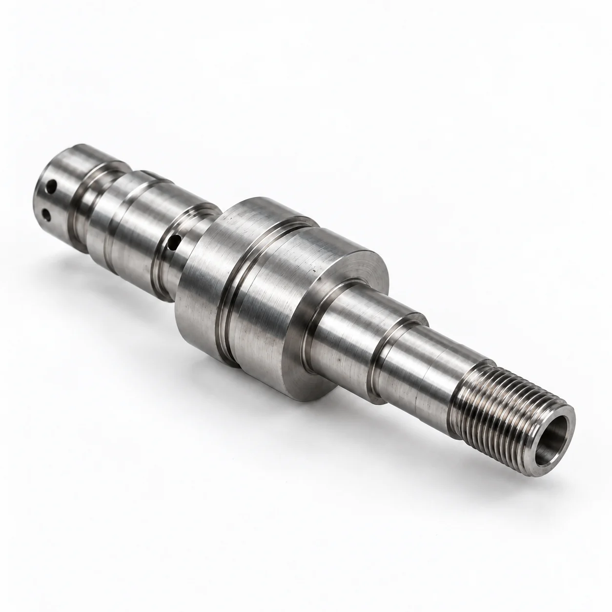 Precision CNC machined shaft for aerospace equipment