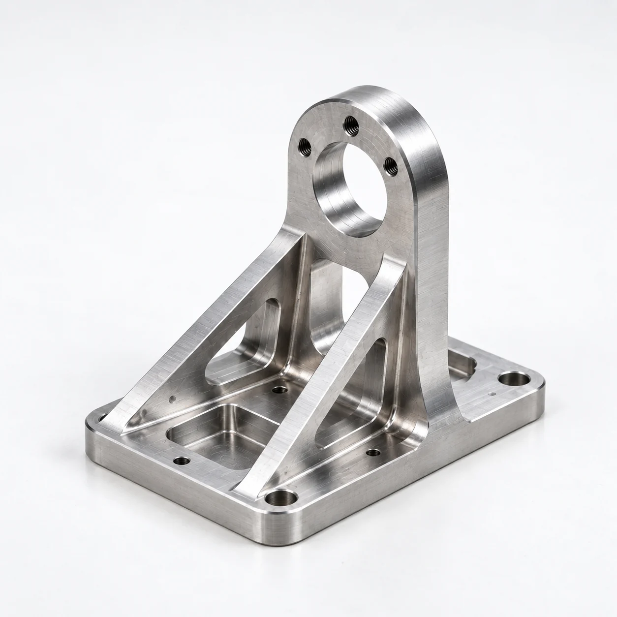 Precision machined structural bracket for aerospace applications