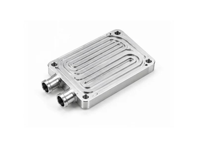 CNC machined cooling plate for EV thermal management