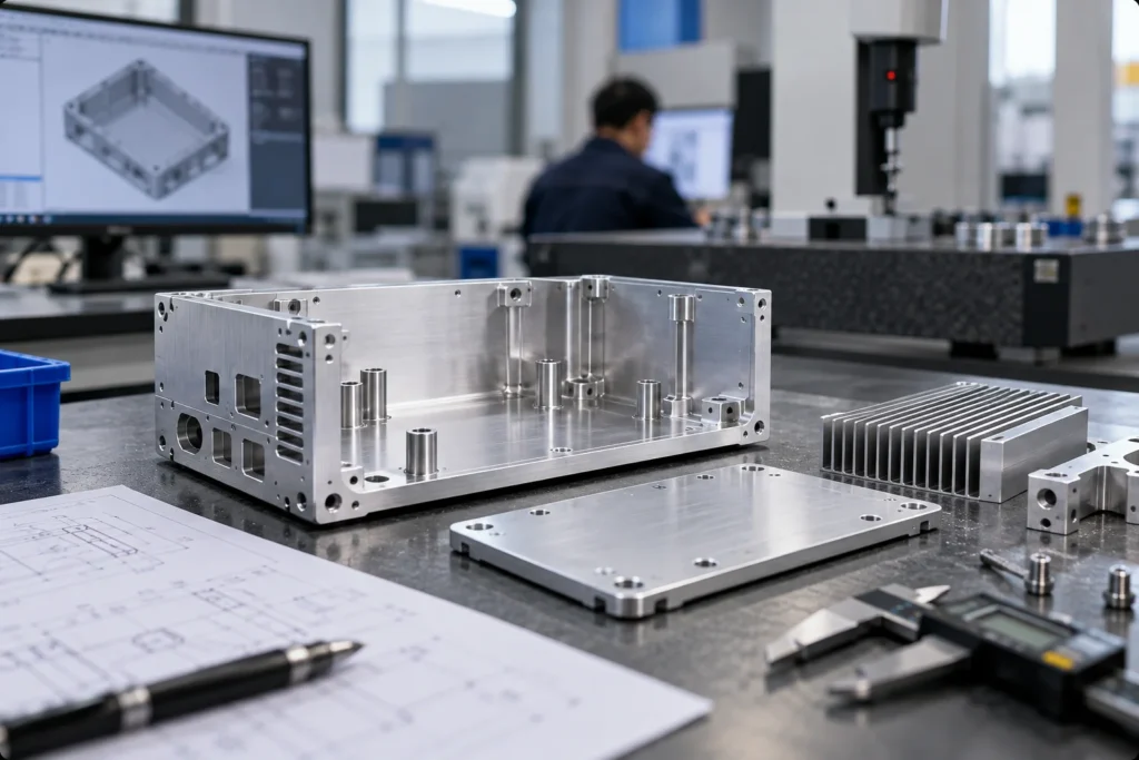 CNC machining for electronics components