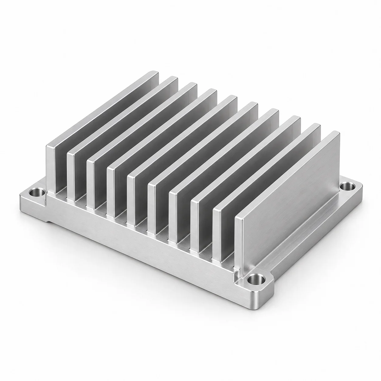 CNC machined heat sink for electronic thermal management