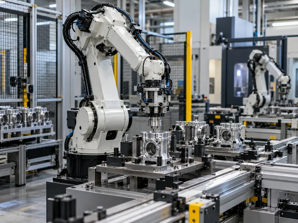 CNC machining for industrial automation components