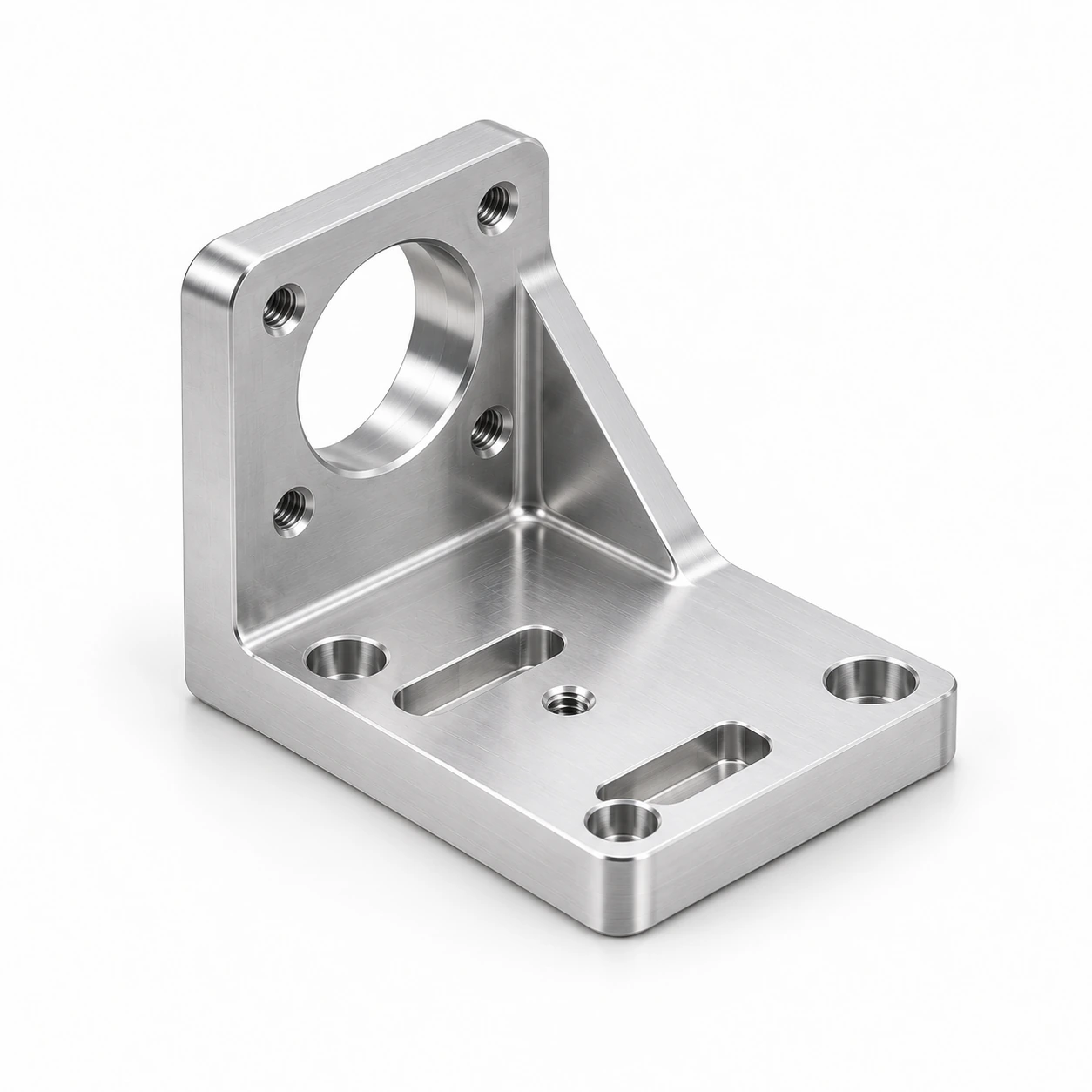 CNC machined mounting bracket for medical devices