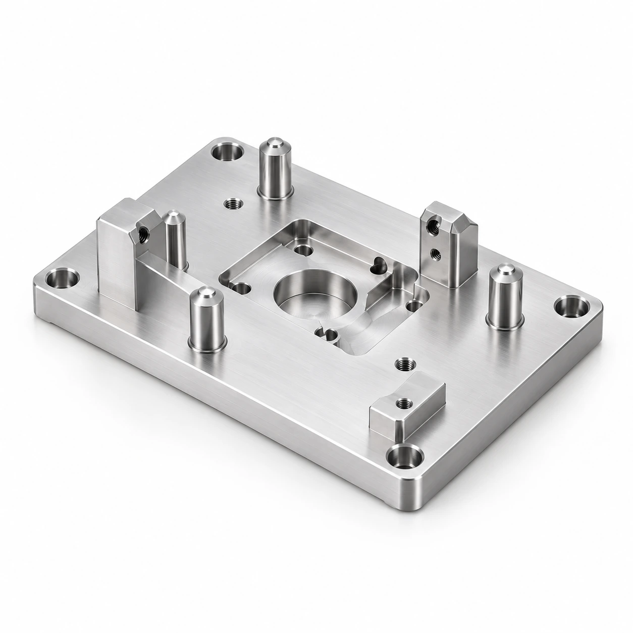 Precision machined test fixture for medical device components