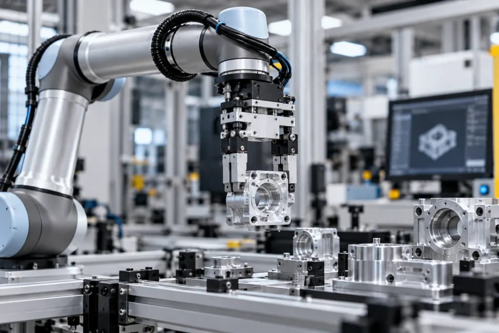 CNC machining for robotics components