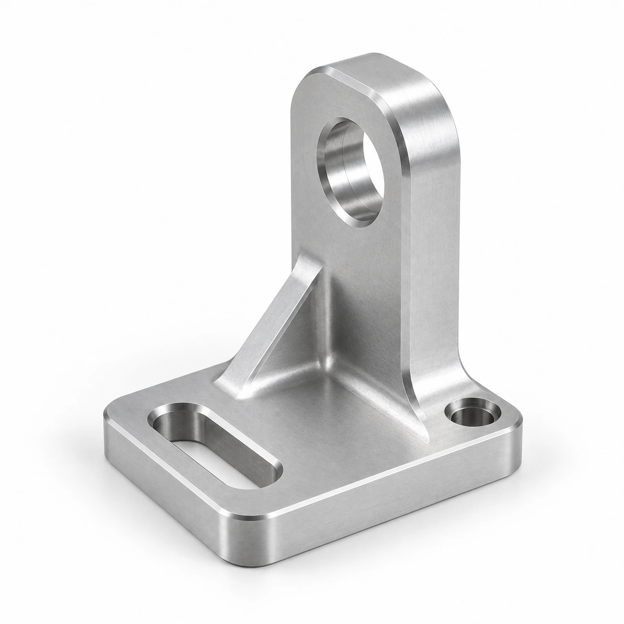 CNC machined mounting bracket for robotics