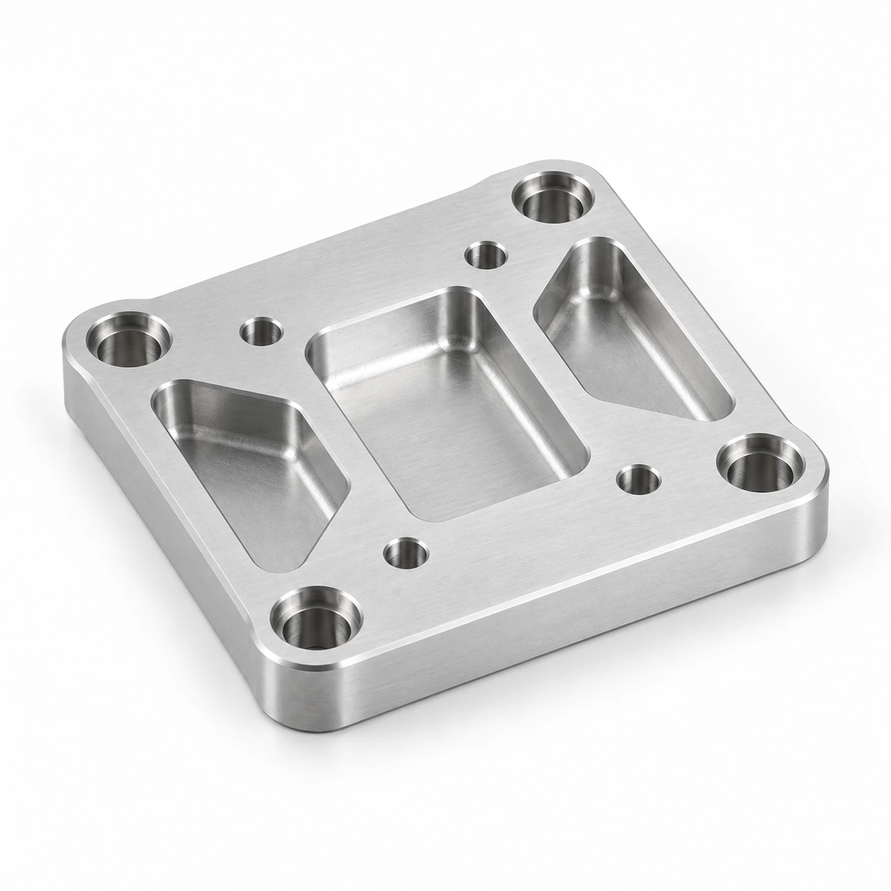 CNC machined structural component for robotic equipment
