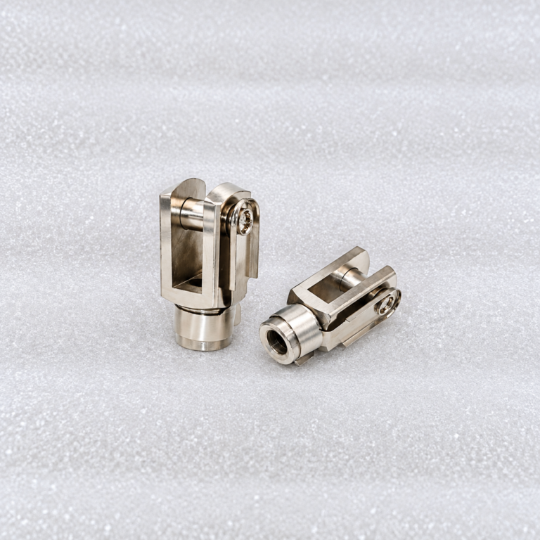 Turning and Cross-Hole Machining of Piston Rod Connectors